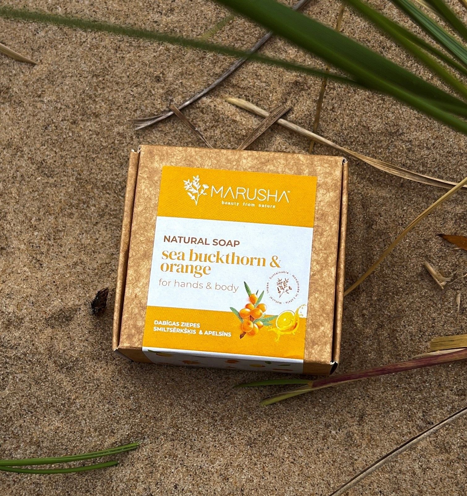 Cietās ziepes MARUSHA, augļu aromāts, 85 g — attēls 3