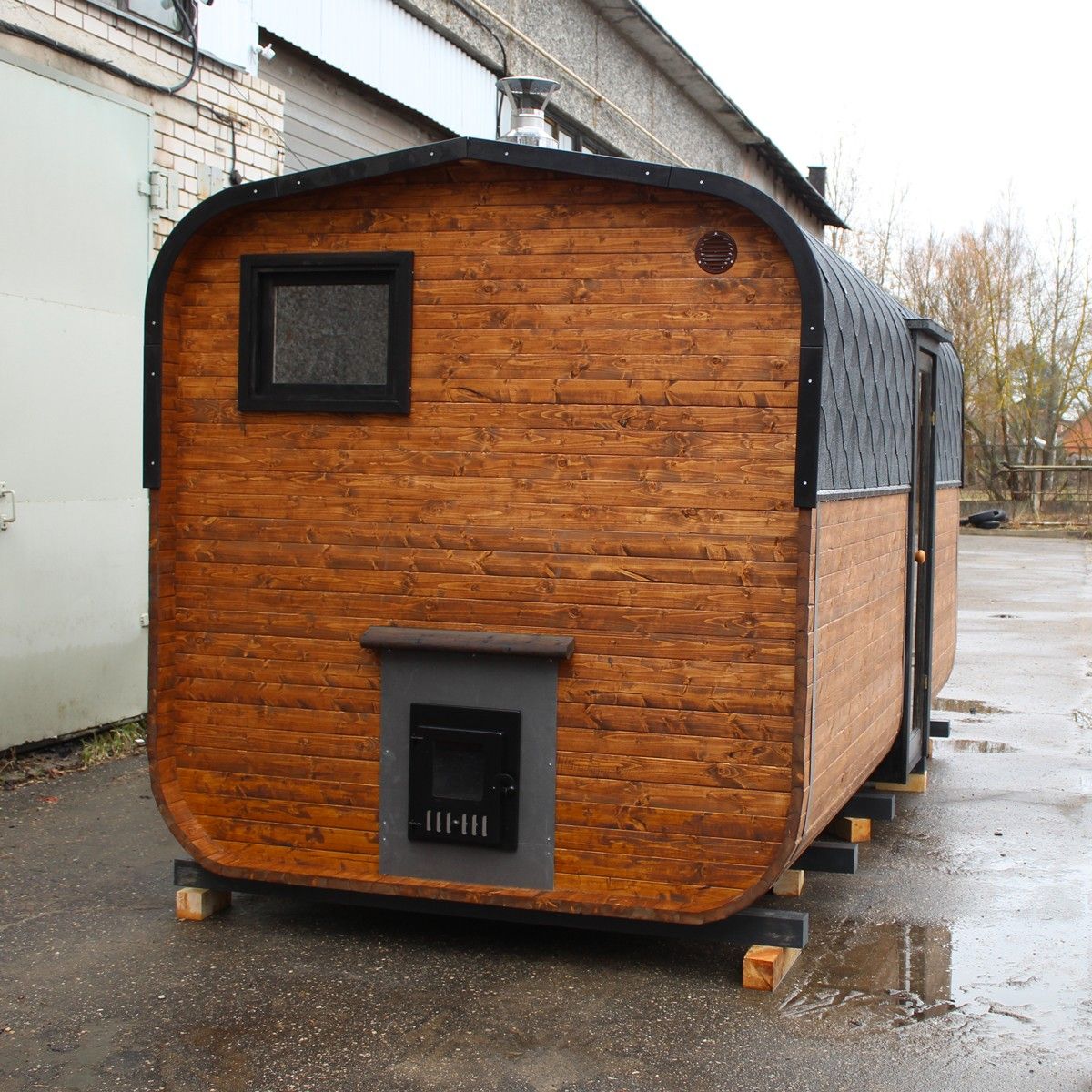 Pirts, malkas krāsns, 11,04 m² — attēls 2