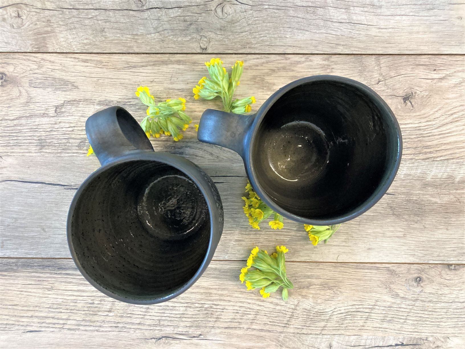 Tējas krūze Cepļi, 500 ml, keramika, melnā krāsā — attēls 5