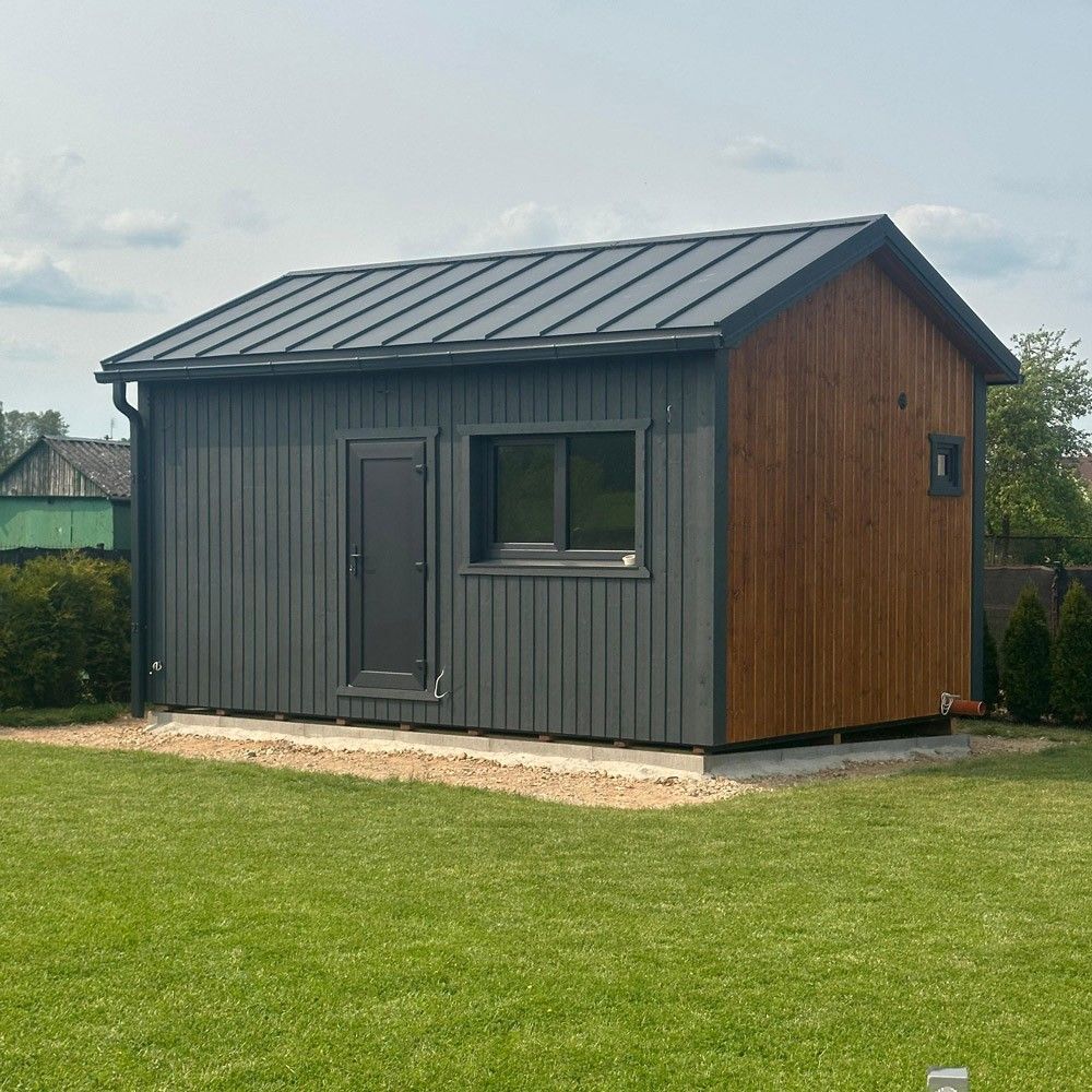 Moduļu māja, koka karkass, 25 m²