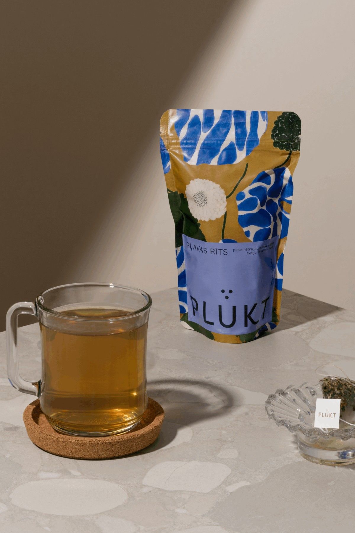Zāļu tēja PLŪKT, nātres, aveņu lapas, upeņu lapas, 35 g — attēls 2
