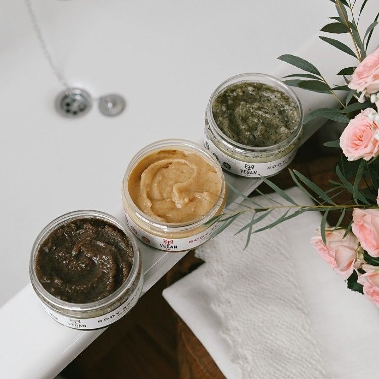 Ķermeņa skrubis Vegan Fox, piparmētru aromāts — attēls 4