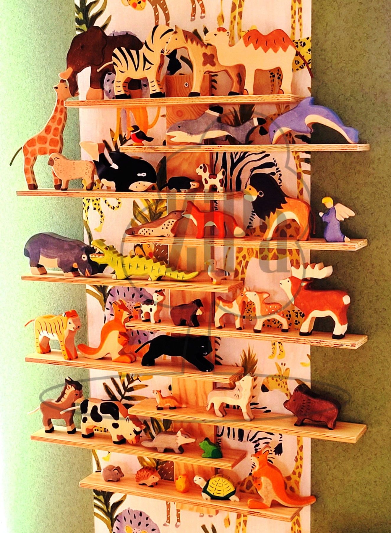 Plaukts, 6+ plaukti, platums 65 cm, augstums 94 cm — attēls 2