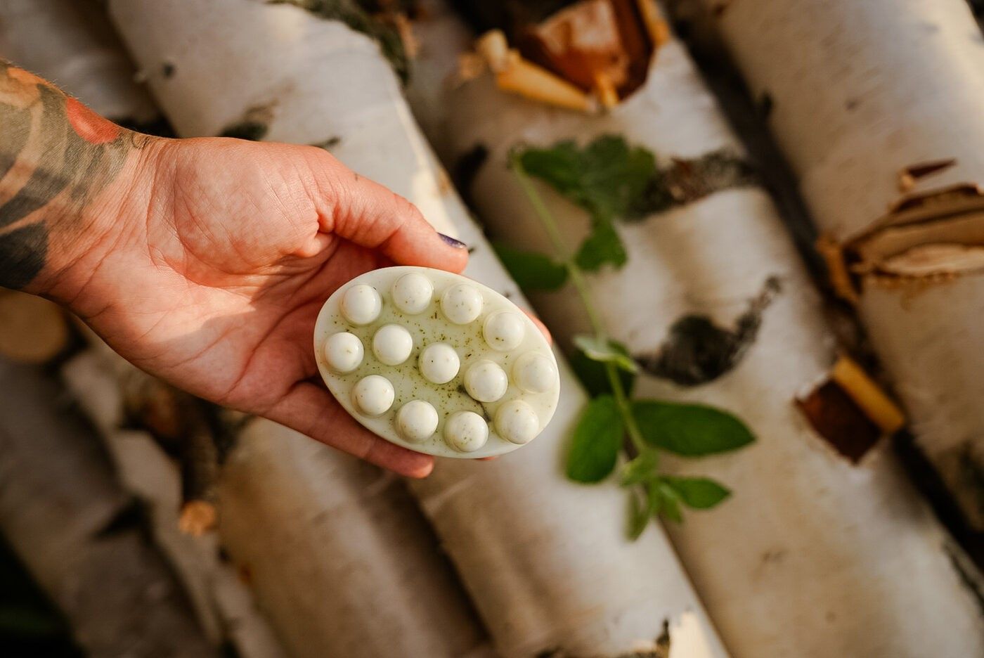 Cietās ziepes Frosti, piparmētru aromāts — attēls 5