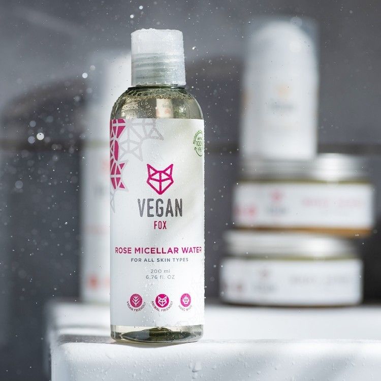 Sejas tīrīšanas līdzeklis Vegan Fox, micelārais ūdens — attēls 2
