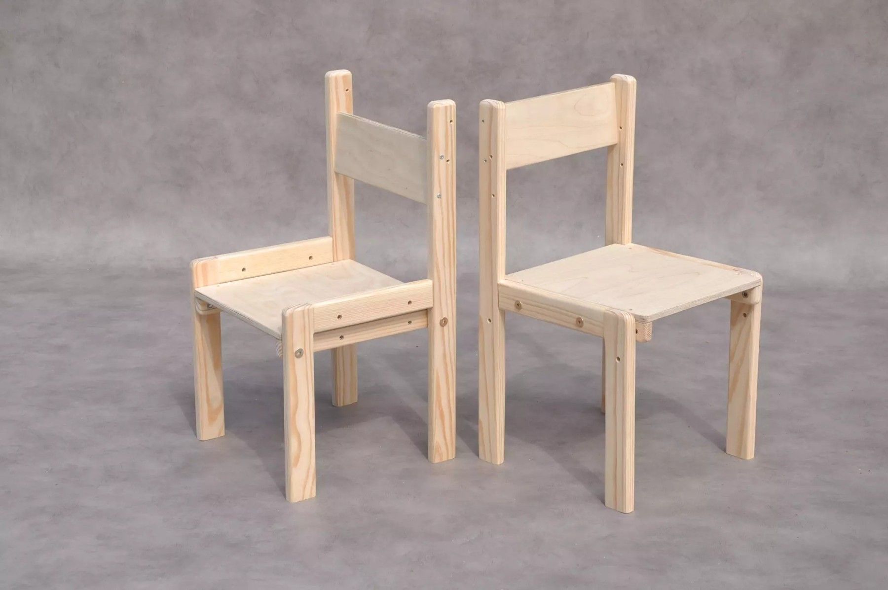 Bērnu galdiņš / krēsliņš Barin Toys, komplekts, koks — attēls 4