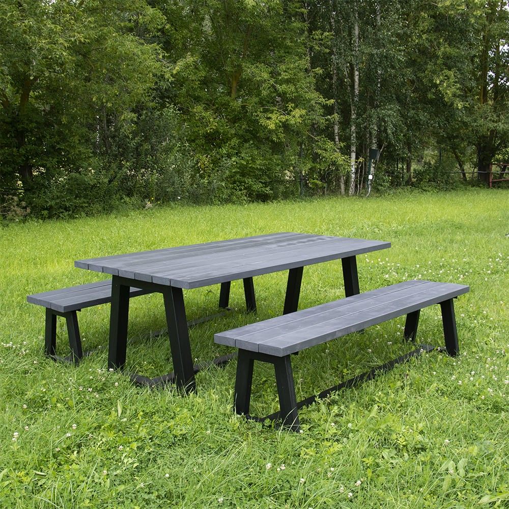 Dārza mēbeļu komplekts DM GRILL Rustic, 140 kg, metāls, koks