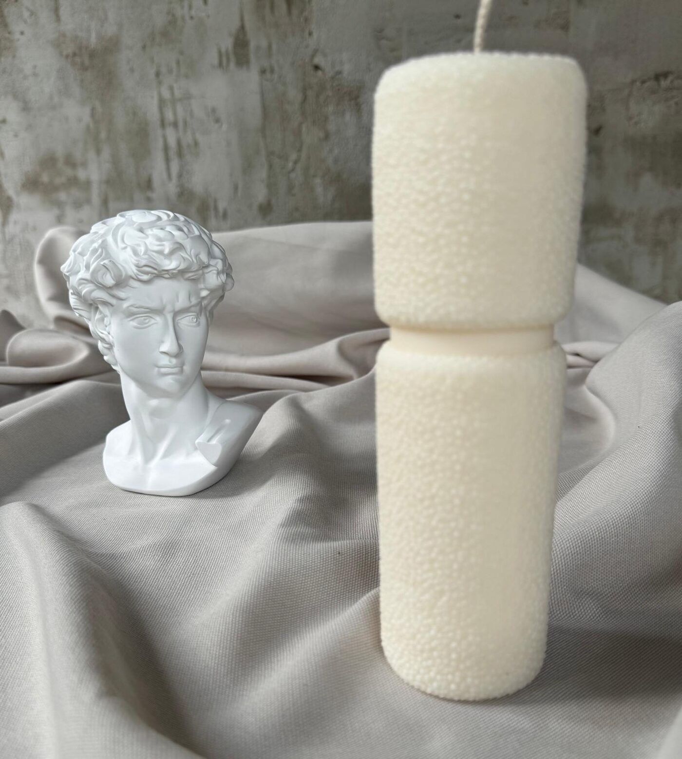 Svece KV Candles, cilindra (stieņa), sojas vasks — attēls 2