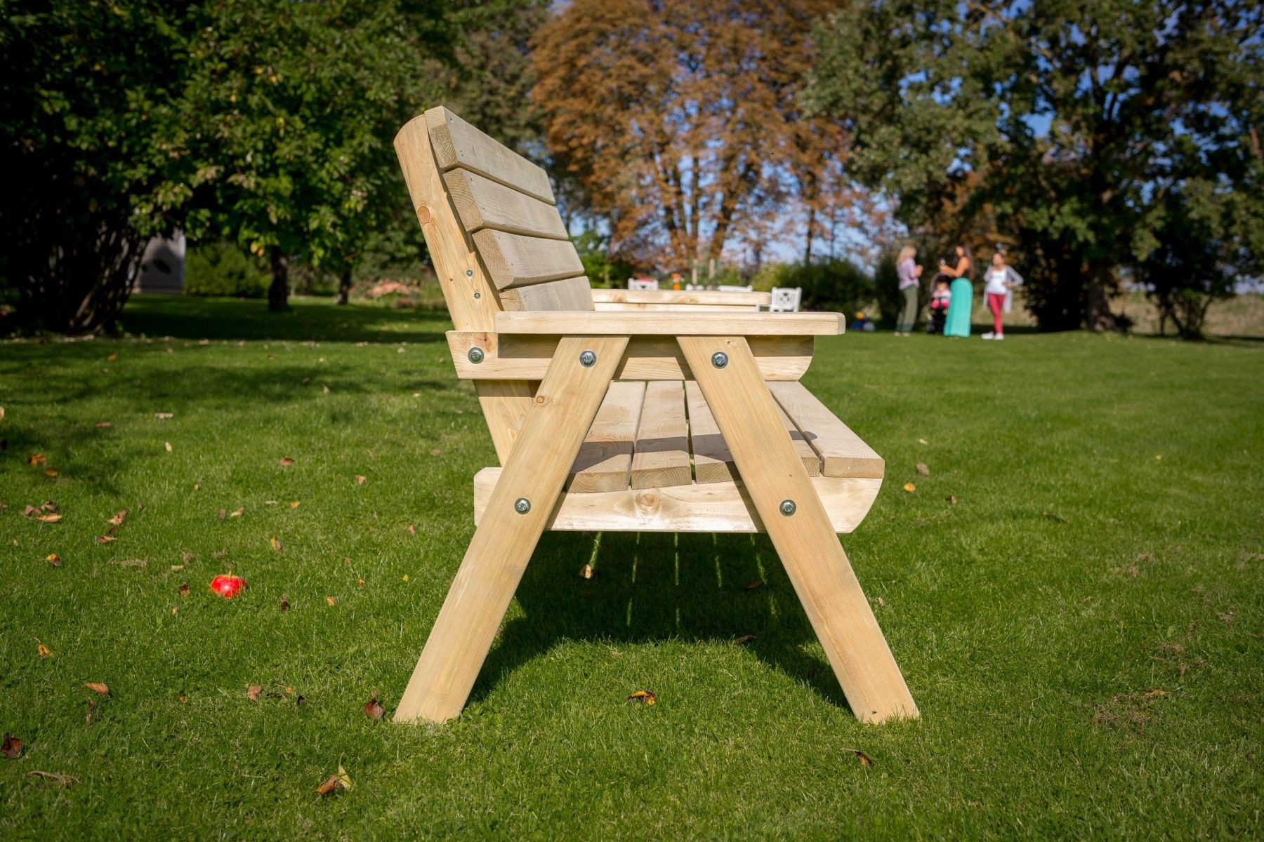 Atzveltnes krēsls Timber Dream Bauska, platums 147 cm, koks — attēls 2