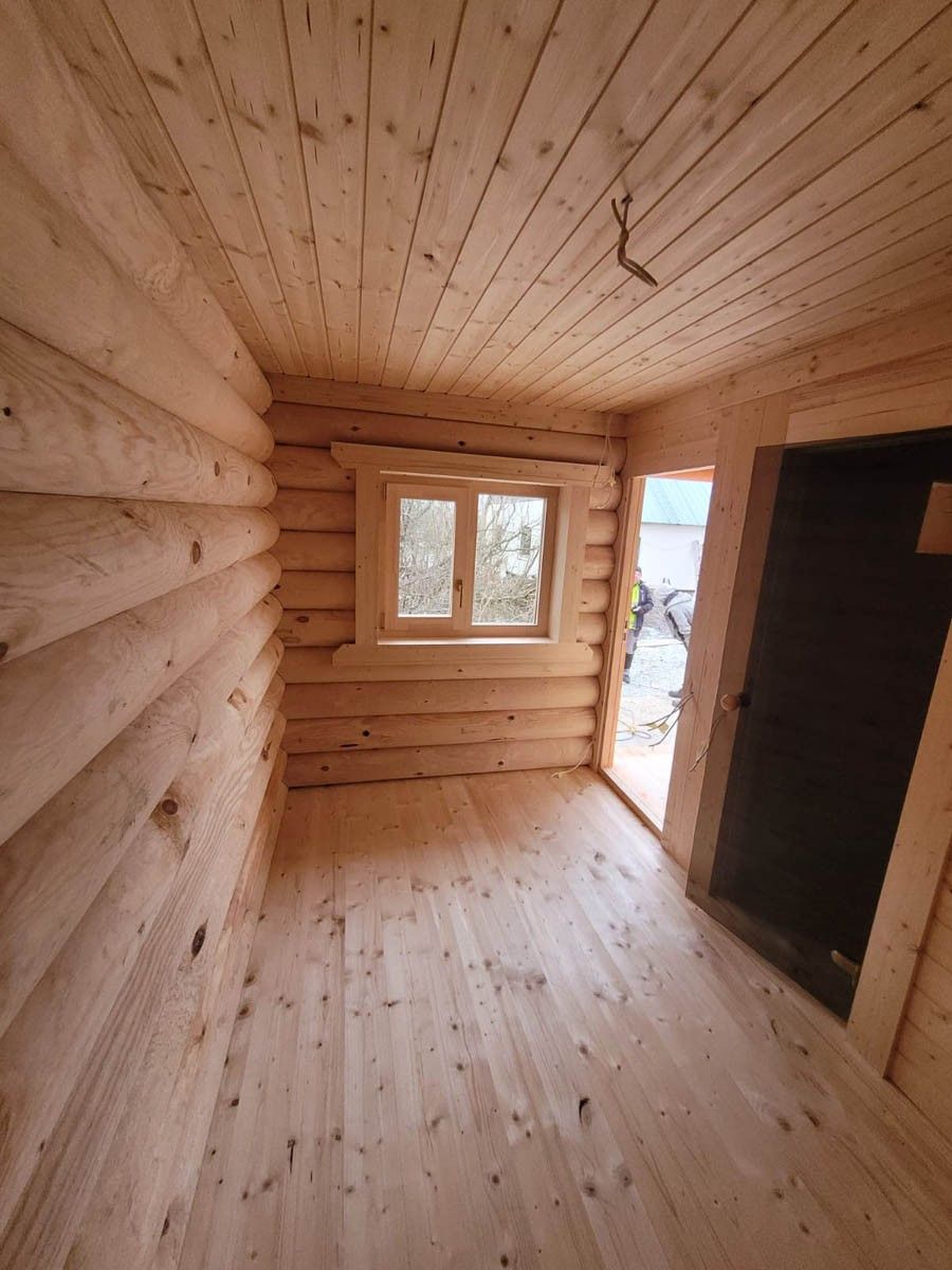 Guļbūves pirts, malkas krāsns, 18 m² — attēls 3