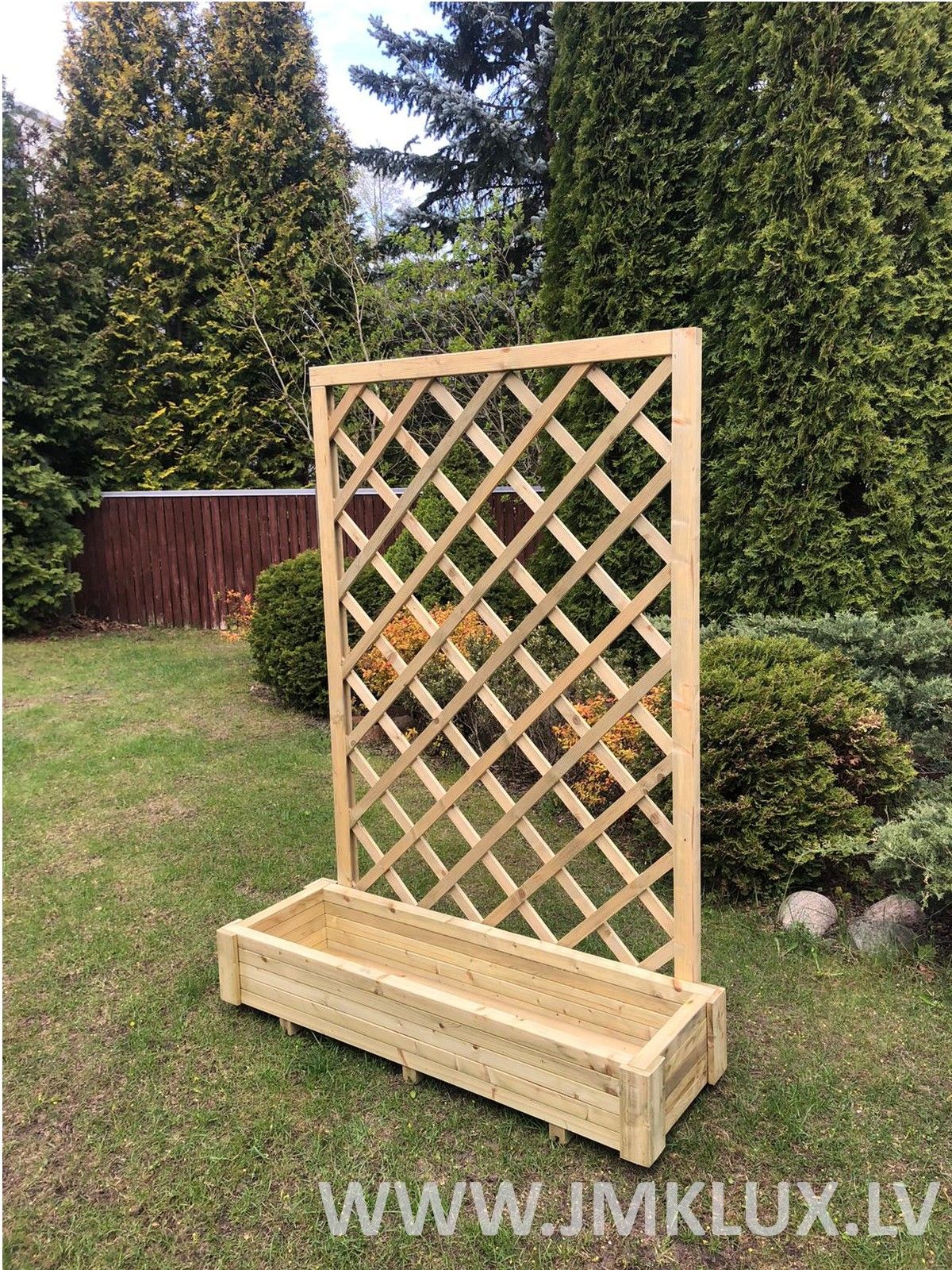 Puķu pods JMK LUX, puķu kaste, platums 40 cm, garums 120 cm — attēls 4
