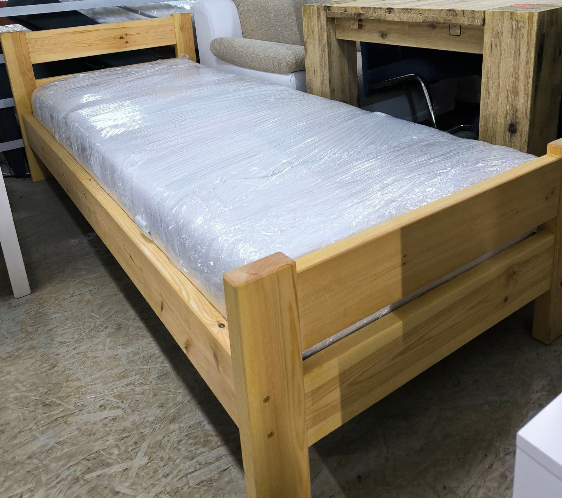 Gulta Ēvele Mēbele, vienguļamā, 80x200, masīvkoks — attēls 2
