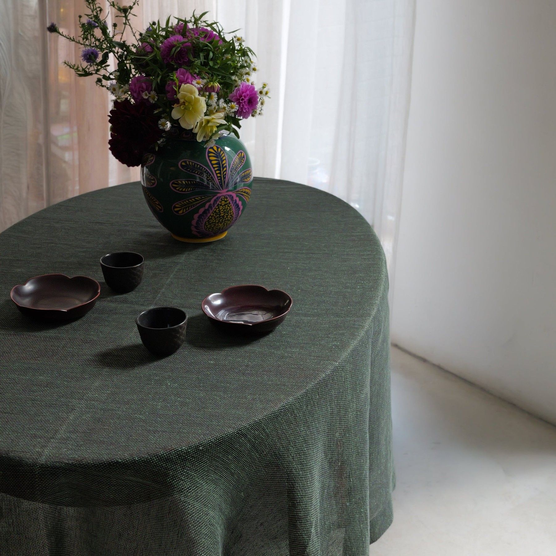 Galdauts Studio Natural, platums 170 cm, garums 280 cm, lins — attēls 2