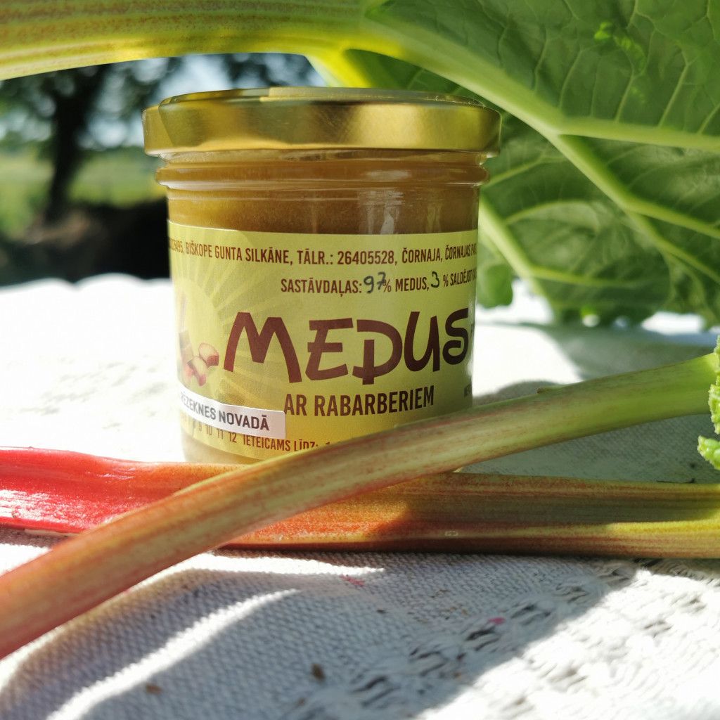 Medus ar rabarberiem, 180 g
