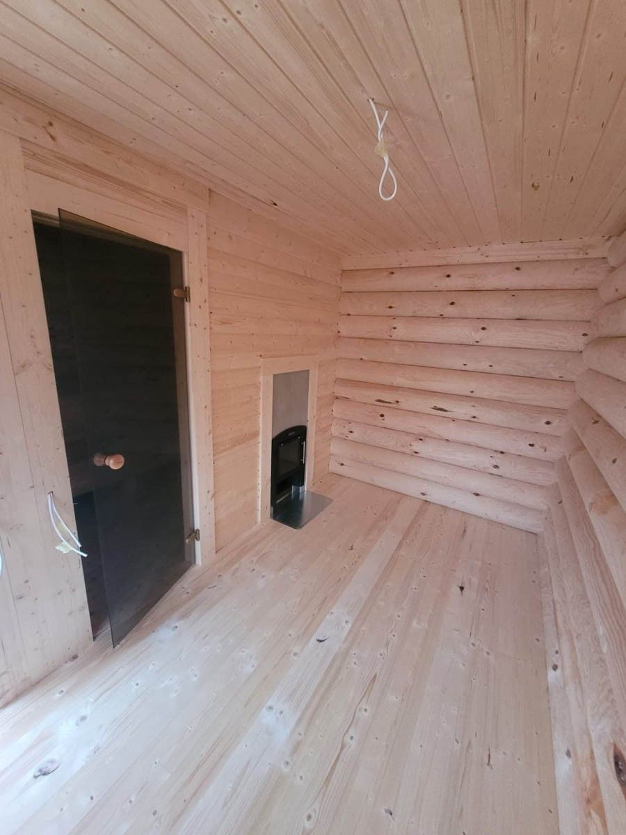 Guļbūves pirts, malkas krāsns, 18 m² — attēls 4