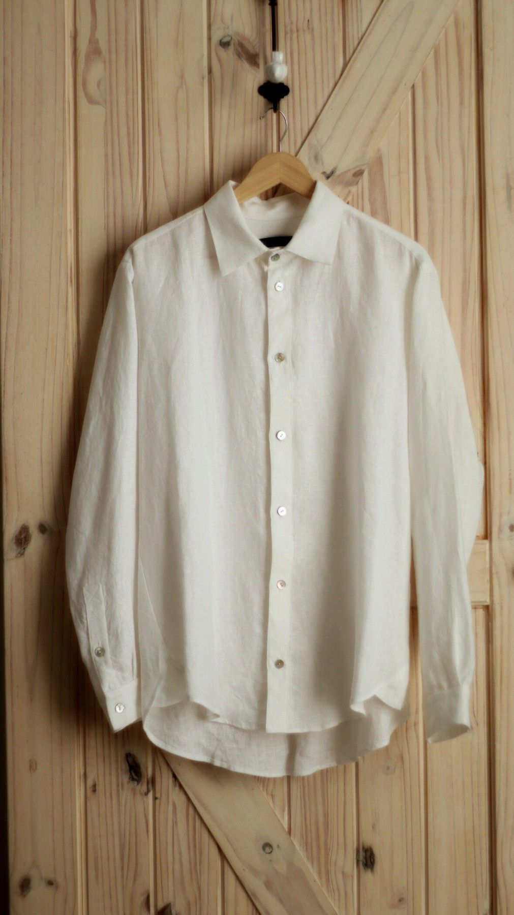 Vīriešu krekls ar garām piedurknēm Feel the Style, lins — attēls 5