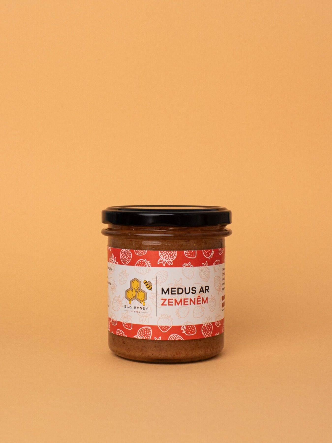 Medus ar piedevām EcoHoney Latvia, 900 g, krēmveida (putots) — attēls 3