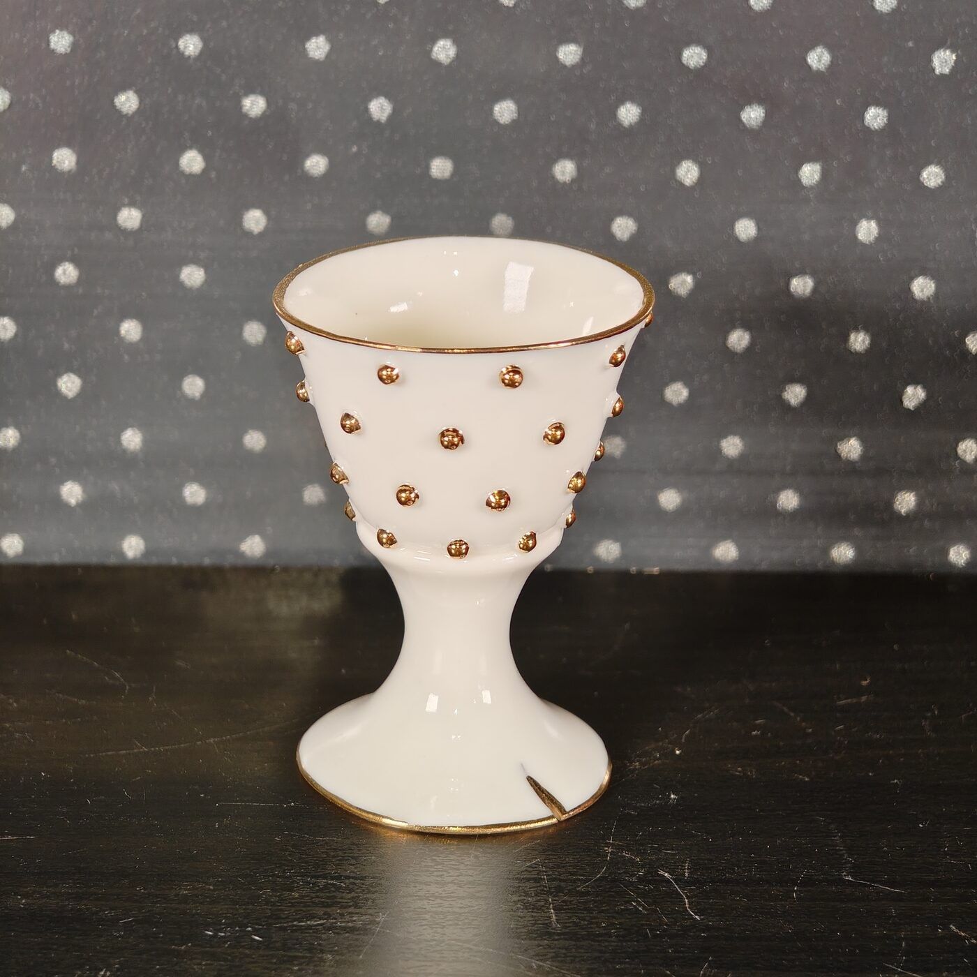 Glāzes Podziņas porcelāns, porcelāns, baltā, zelta krāsā