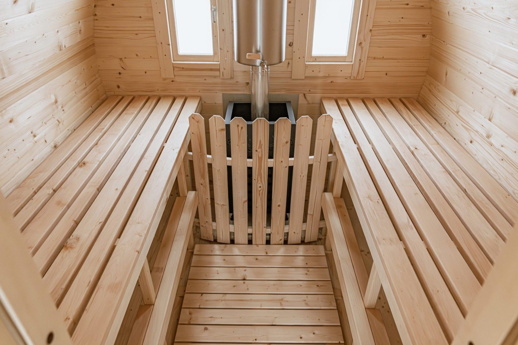 Mucas pirts, malkas krāsns, 8,05 m² — attēls 5