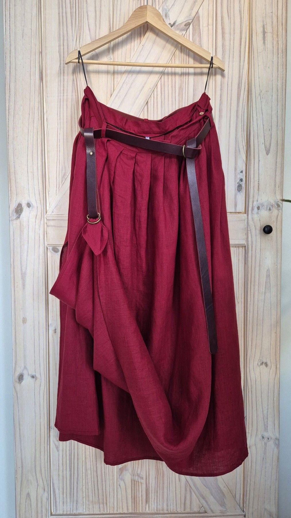 Svārki Feel the Style, XS, S, M, L, XL, XXL, sarkanā krāsā