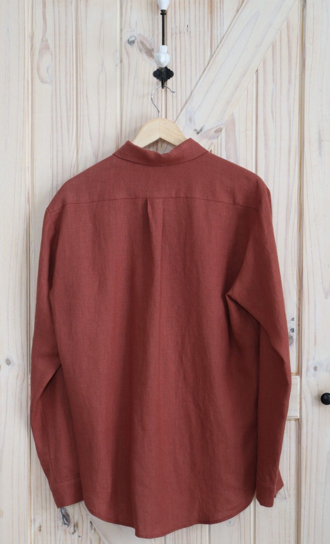 Vīriešu krekls ar garām piedurknēm Feel the Style, 3XL, lins — attēls 2