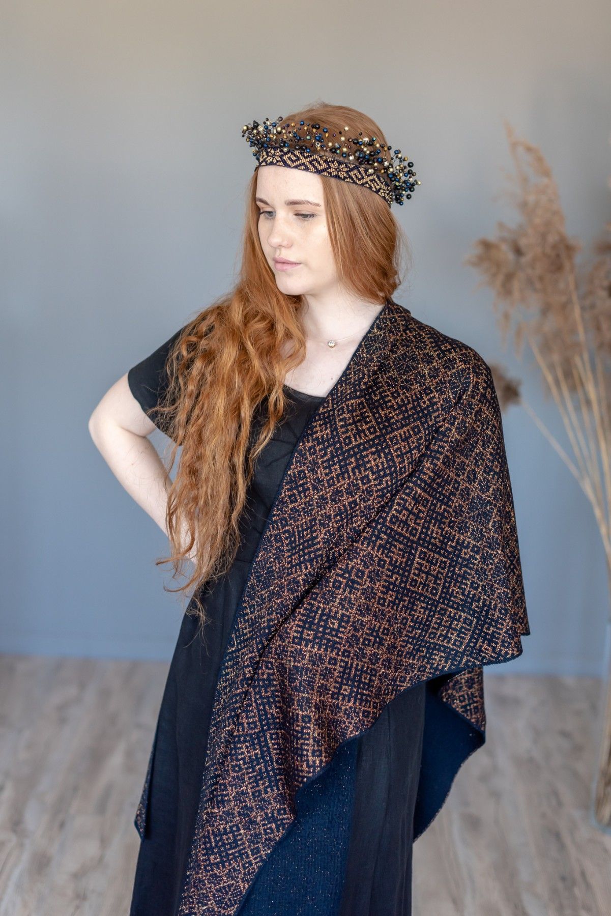 Lakats SandrasMagic, merino vilna, zilā krāsā — attēls 2