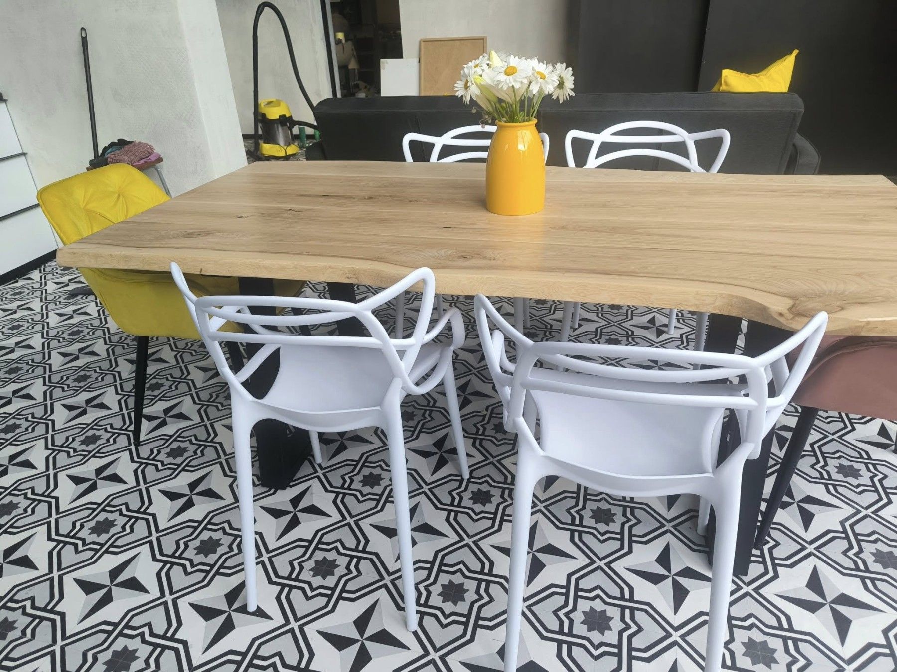 Galds Ēvele Mēbele, ēdamgalds, osis, platums 100 cm — attēls 2