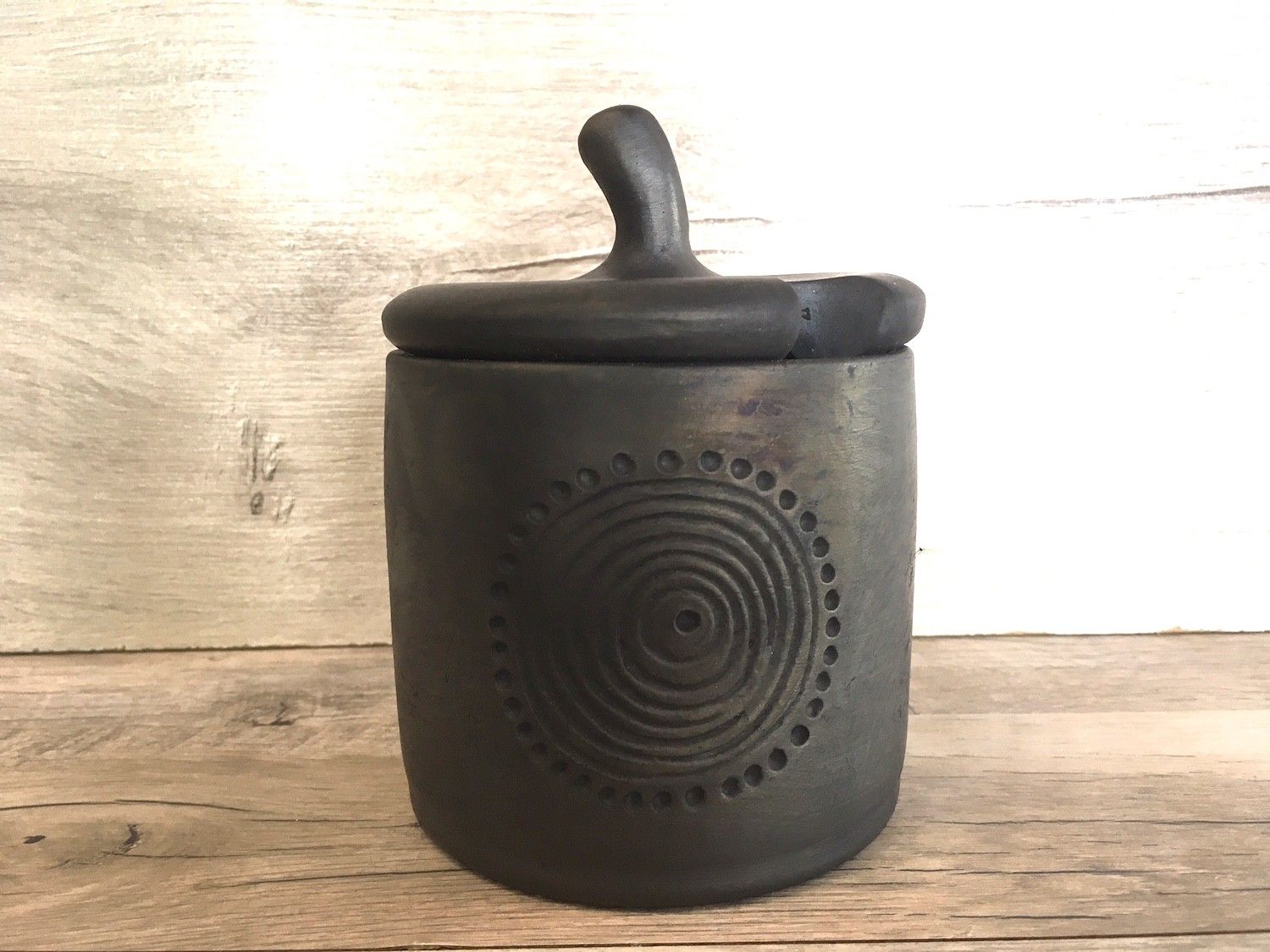Cukurtrauks Cepļi, 400 ml, keramika, melnā krāsā — attēls 5