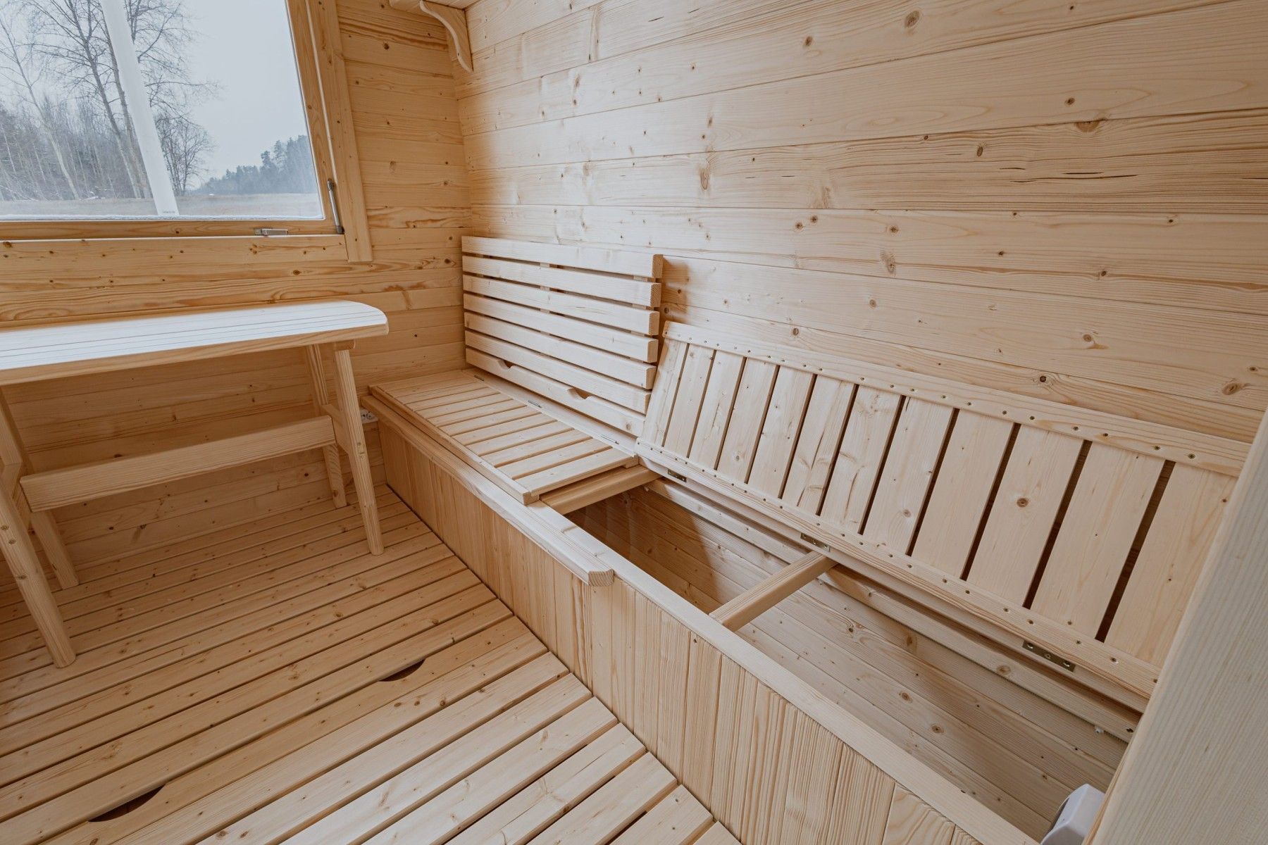 Mucas pirts, malkas krāsns, 13,25 m² — attēls 3