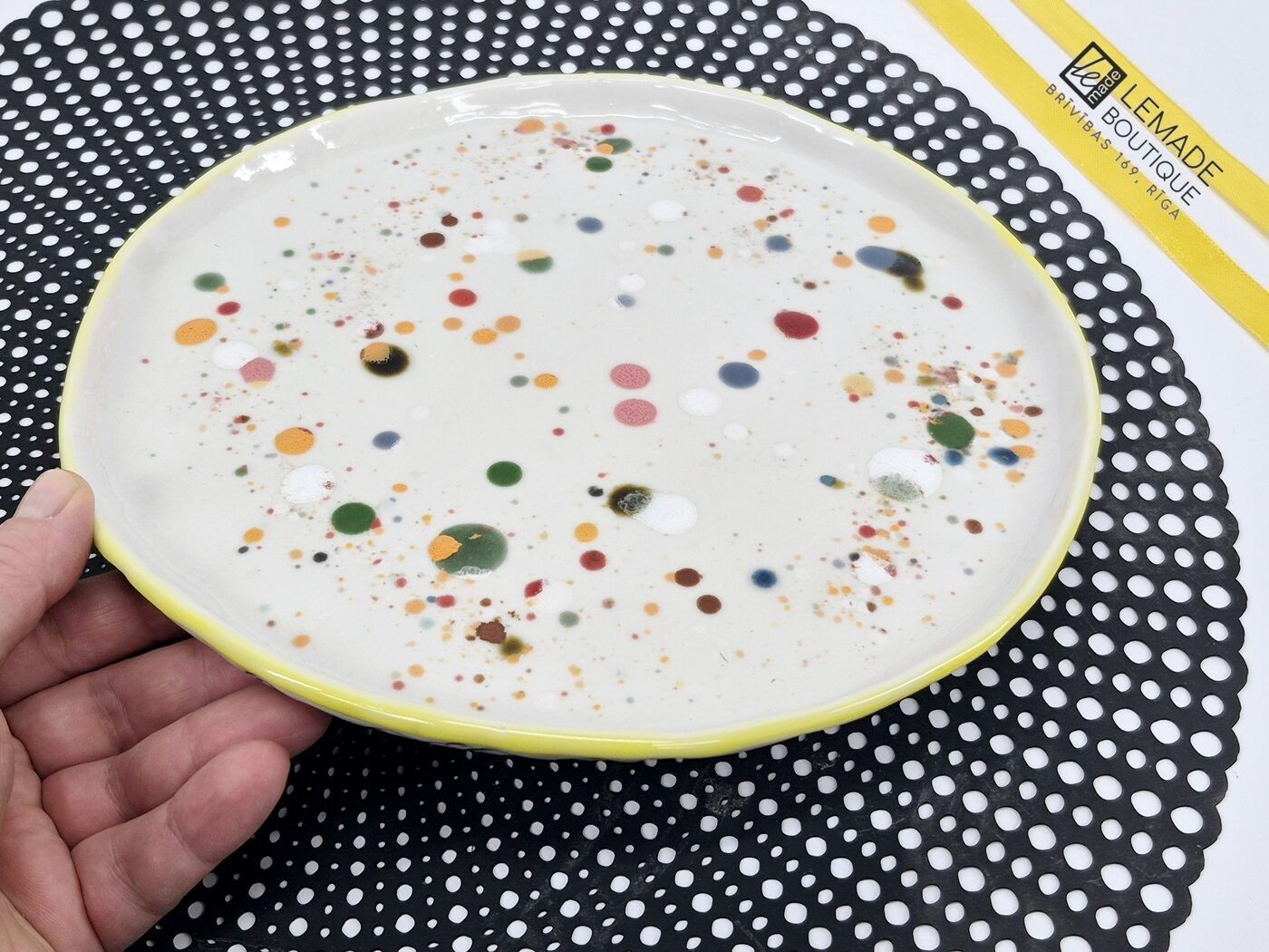 Šķīvji LeMade, 23,5 cm, porcelāns, baltā krāsā — attēls 4