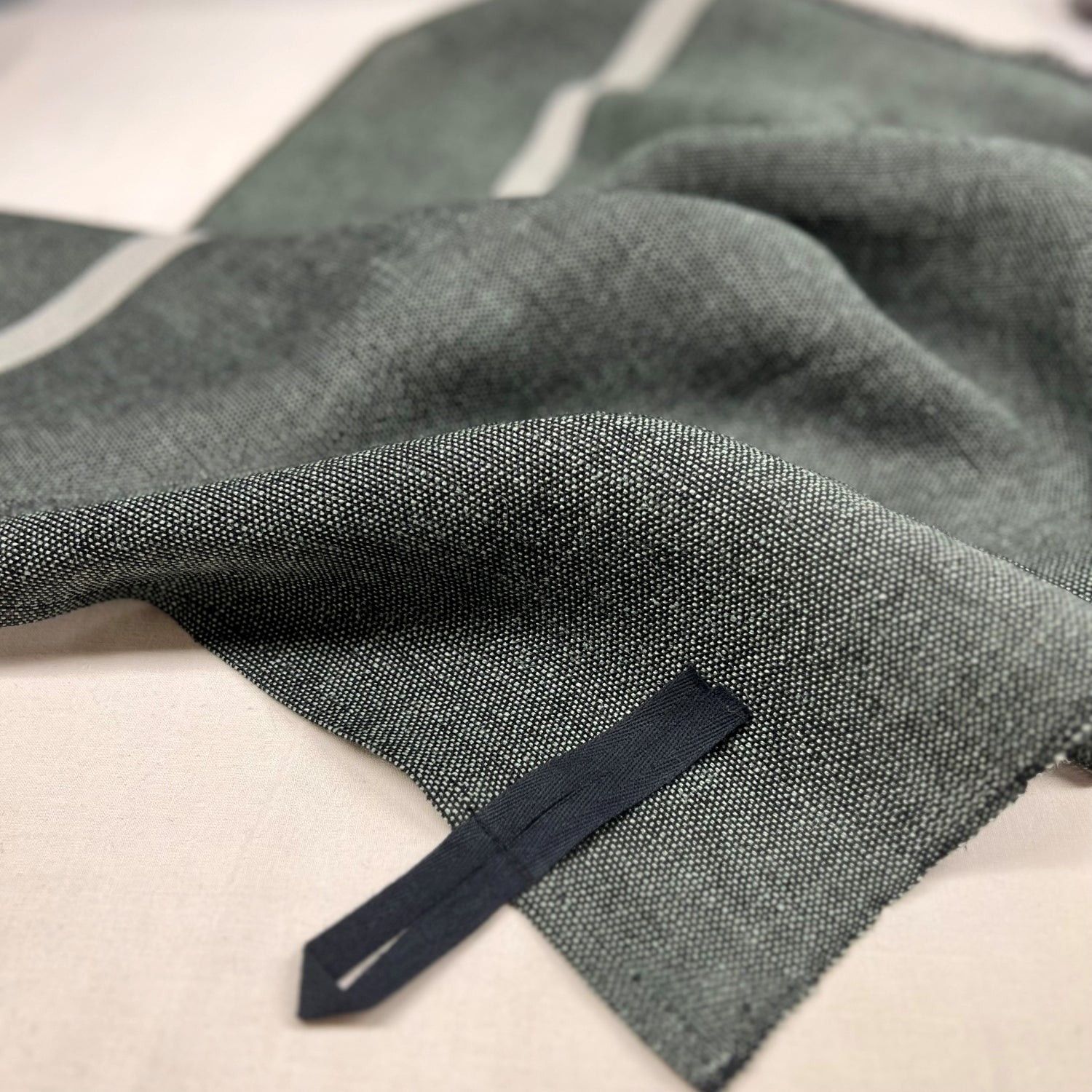 Dvielis Studio Natural, lins, zaļā krāsā — attēls 5