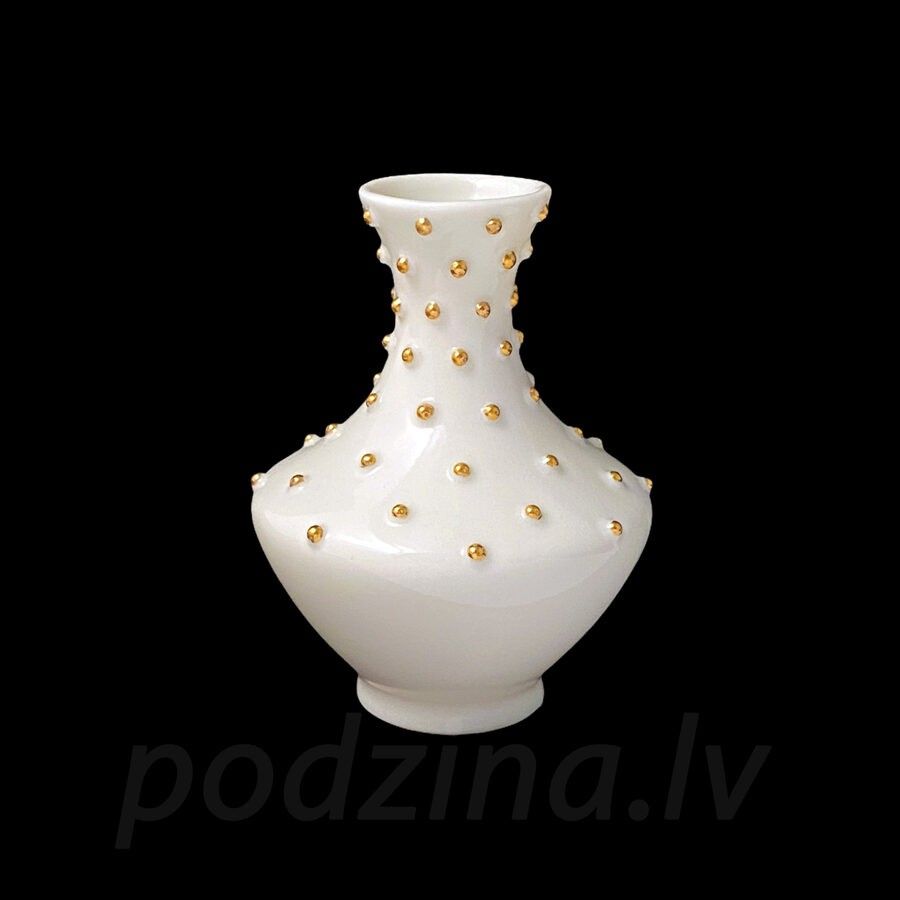 Vāze Podziņas porcelāns, augstums 10 cm, porcelāns