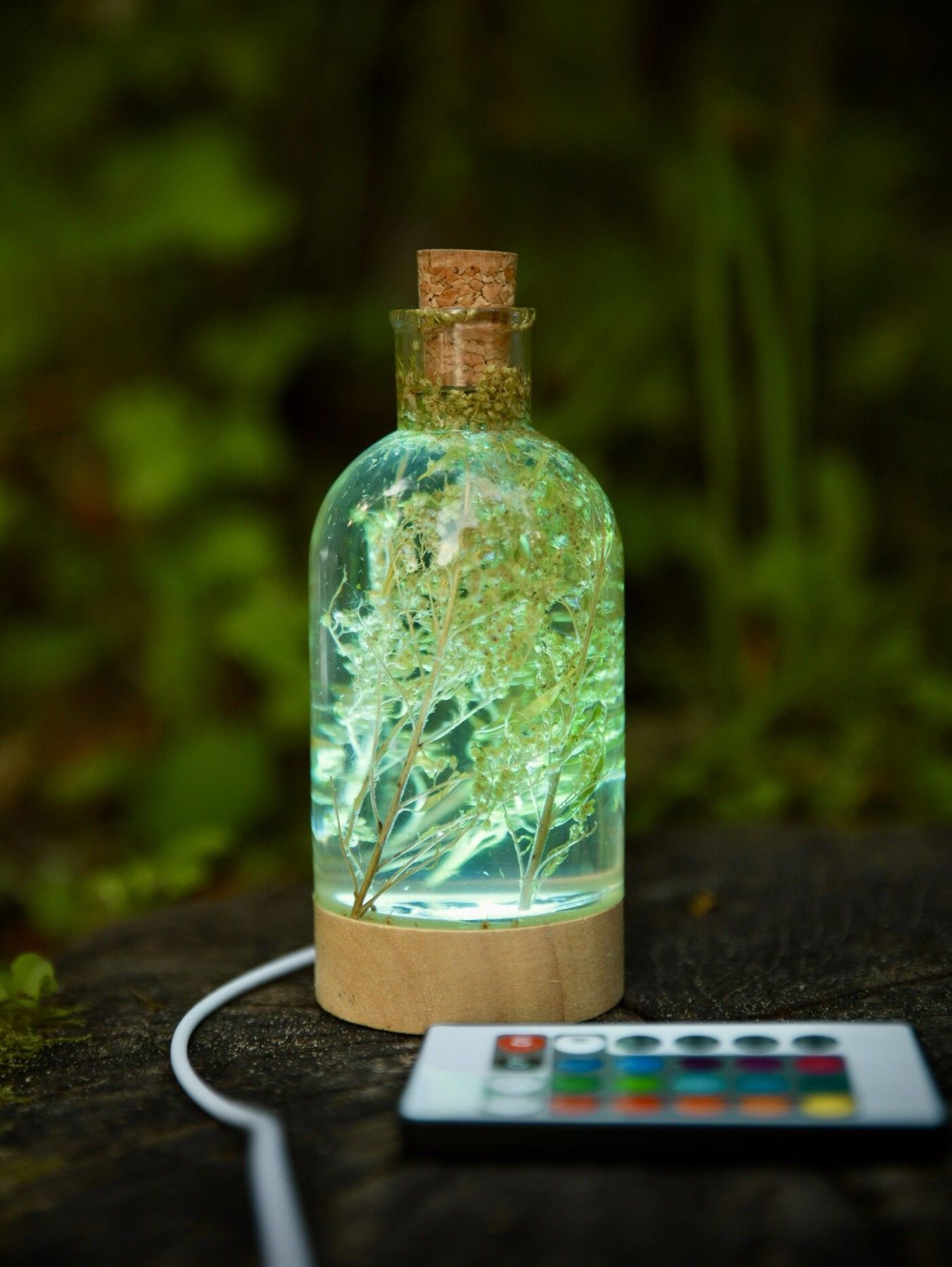 Galda lampa SpiiidBotanics, rgb, zilā krāsā — attēls 5