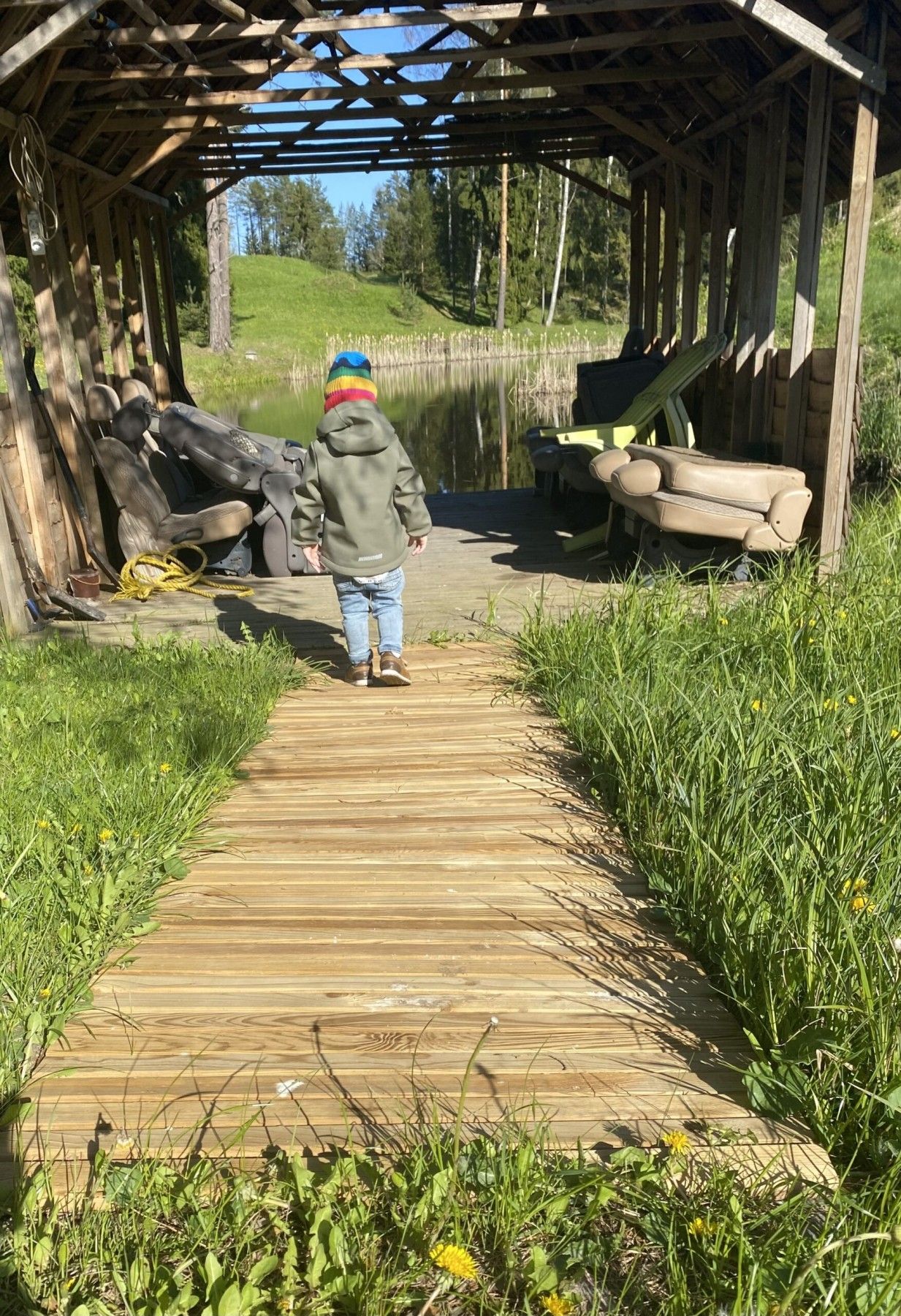 Dārza dekors Balustrāde, pontons / laipa, 20,55 kg, koks — attēls 2
