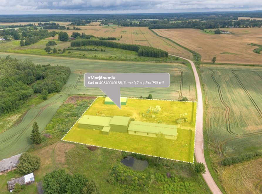 Ražošanas ēka 793 m², Mazjānumi, Iecavas pagasts — attēls 2