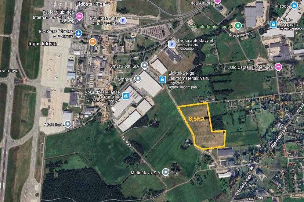 Zemes gabals 8,54 ha, Silnieku iela 45, Mārupe — attēls 4