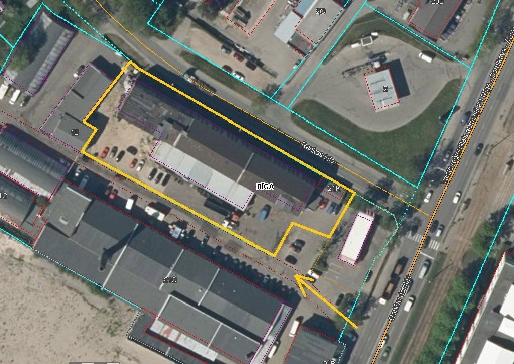 Ražošanas ēka 3238 m², Ganību dambis 21K, Sarkandaugava — attēls 2