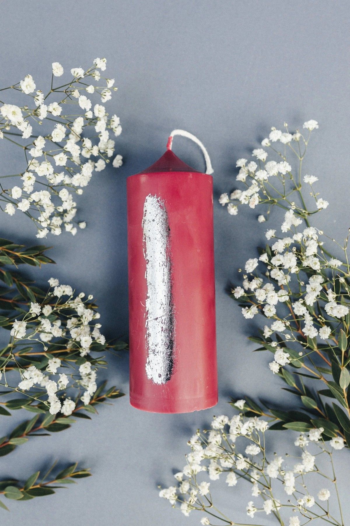 Svece Gardenia Eco, cilindra (stieņa), 30 h, rapšu vasks — attēls 4