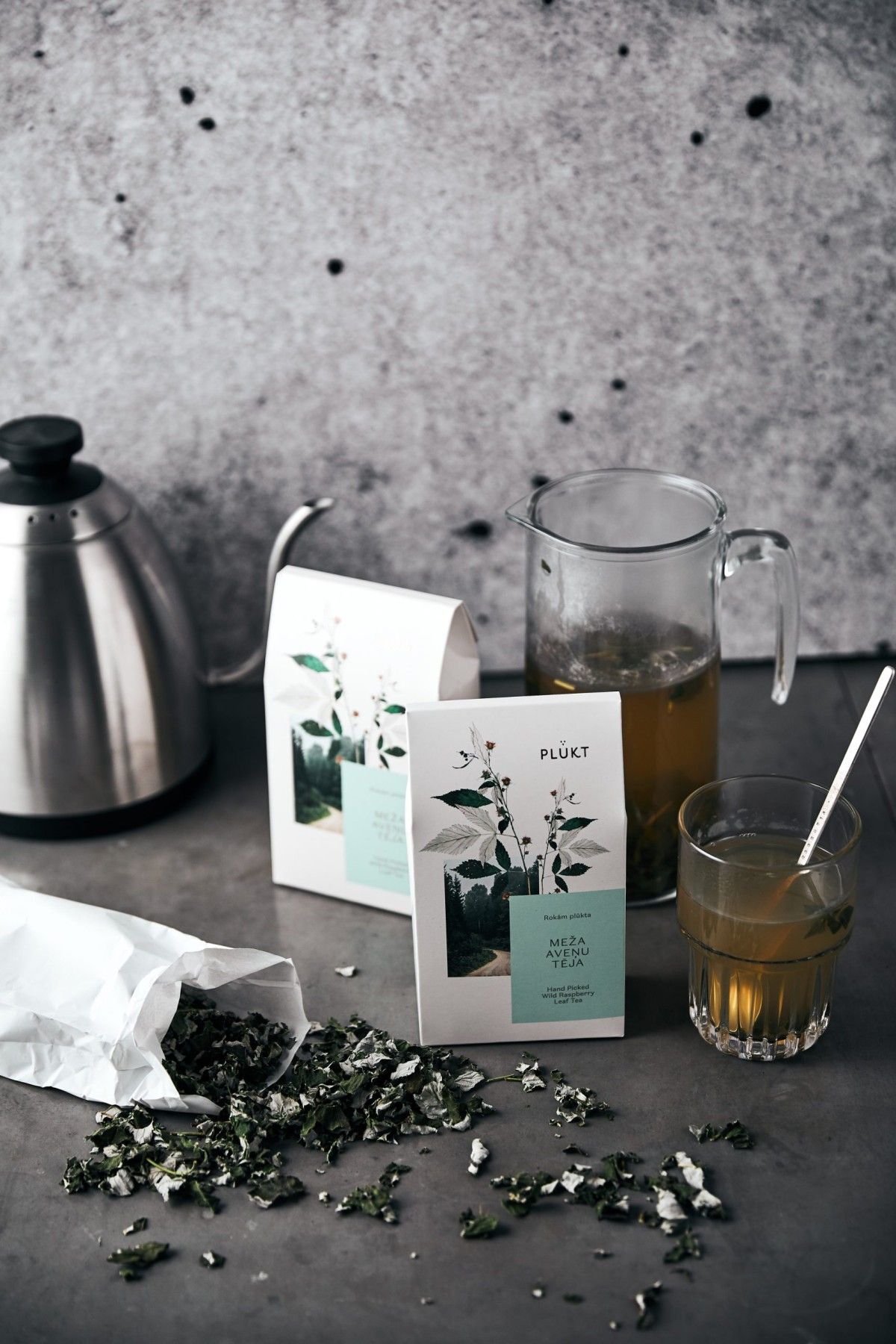 Zāļu tēja PLŪKT, aveņu lapas, 25 g, beramā — attēls 5