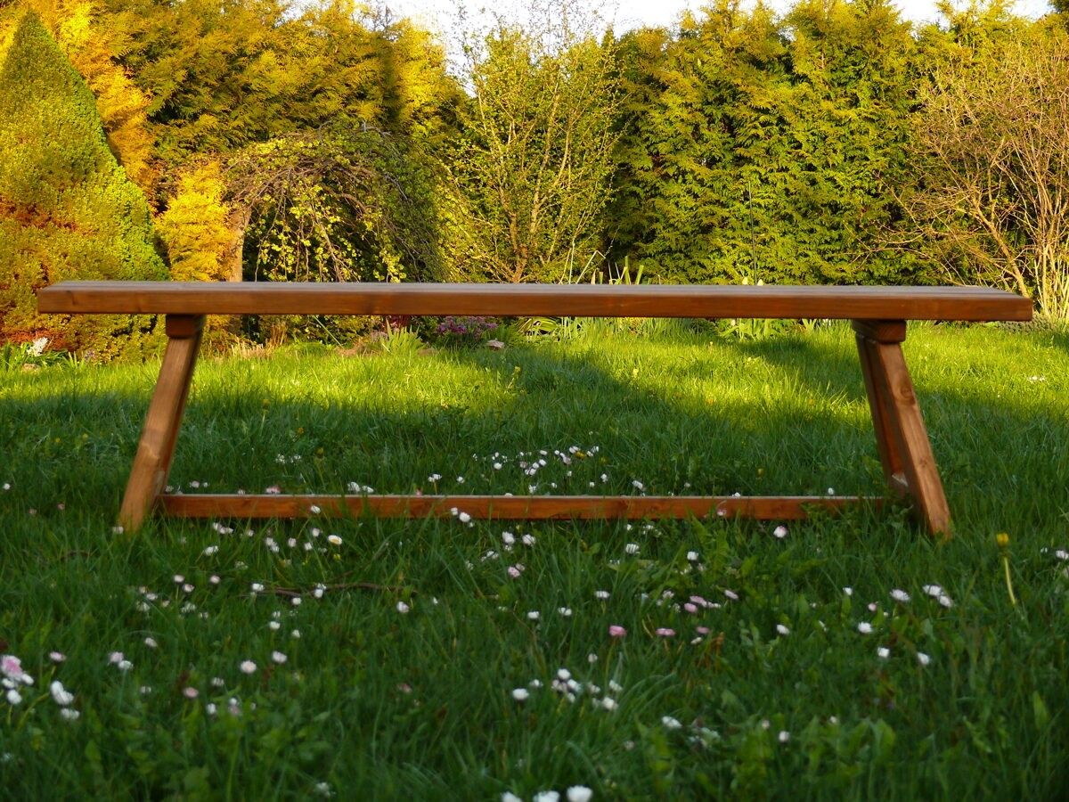 Dārza krēsls UZKURI, sols, platums 160 cm, augstums 40 cm — attēls 4