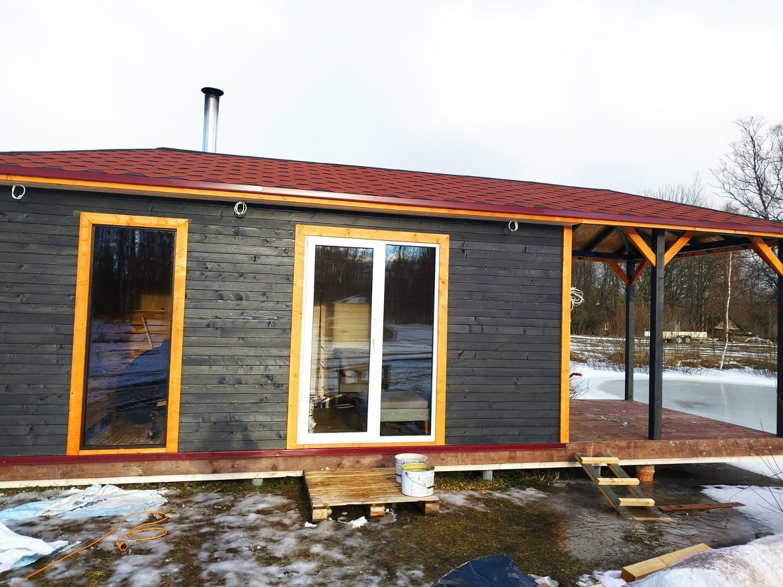 Pirts, malkas krāsns, 27 m² — attēls 3