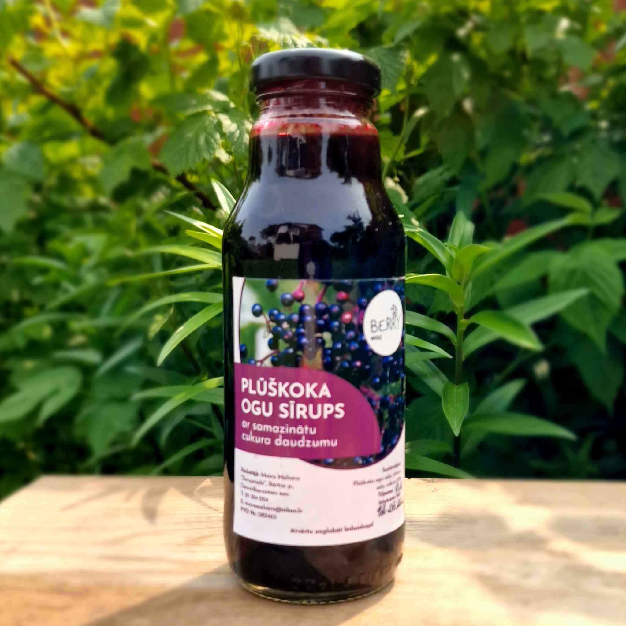 Plūškoka ogu sīrups, 250 ml
