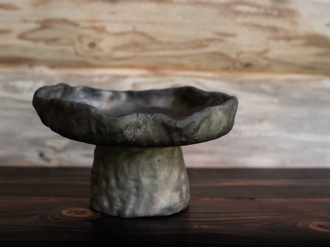 Augļu trauks Clay & Wood Design, 21 cm, keramika — attēls 5