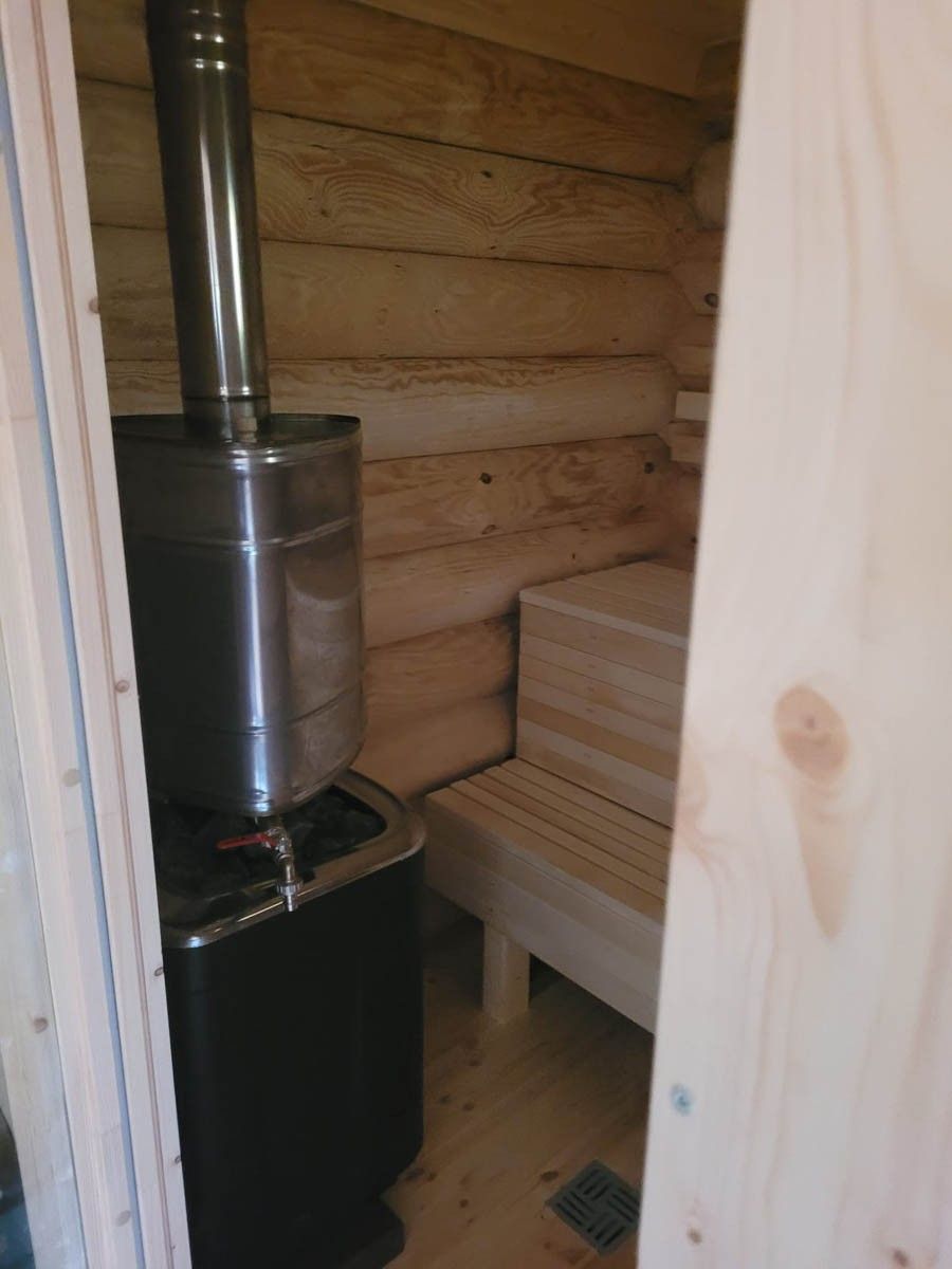 Guļbūves pirts, malkas krāsns, 14 m² — attēls 3
