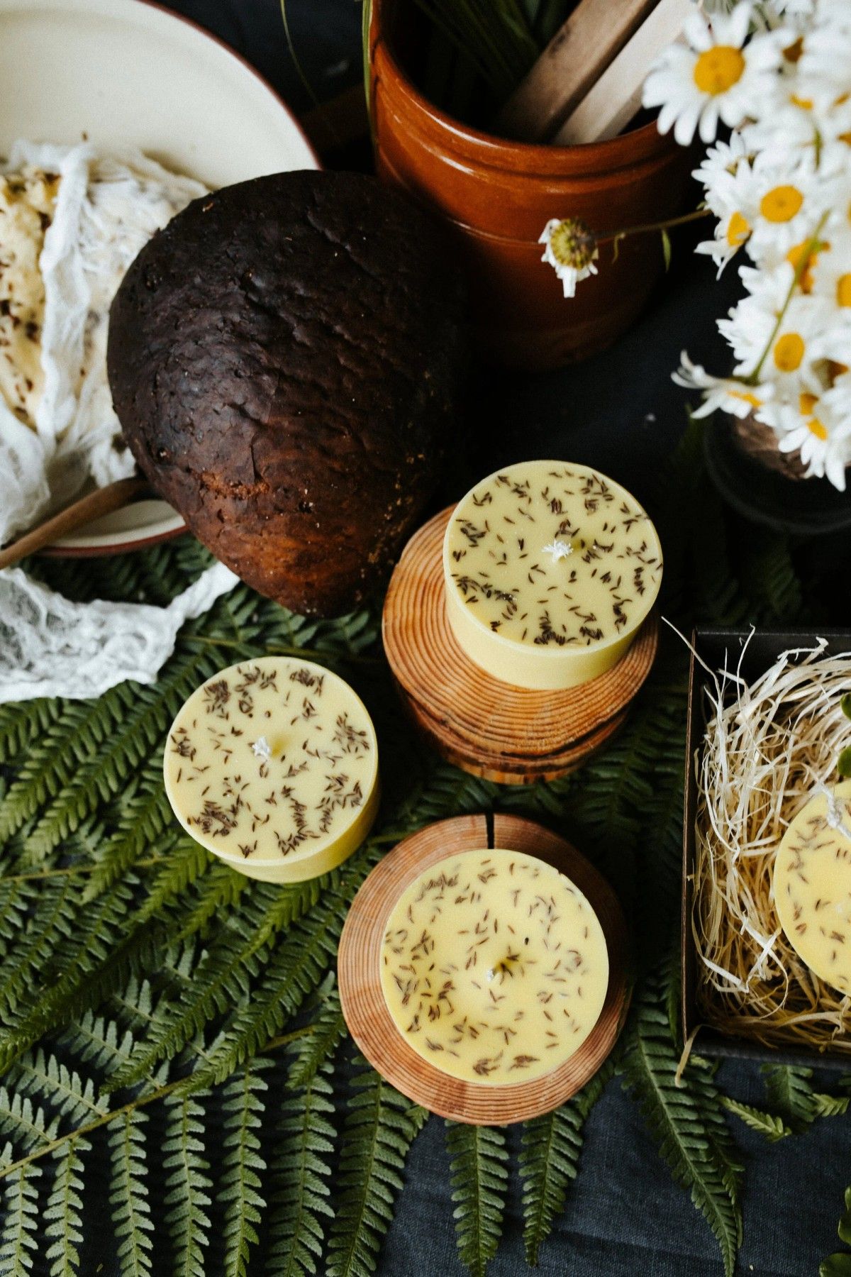 Svece Gardenia Eco, figūru / dekoratīvās, 20 h, rapšu vasks — attēls 4