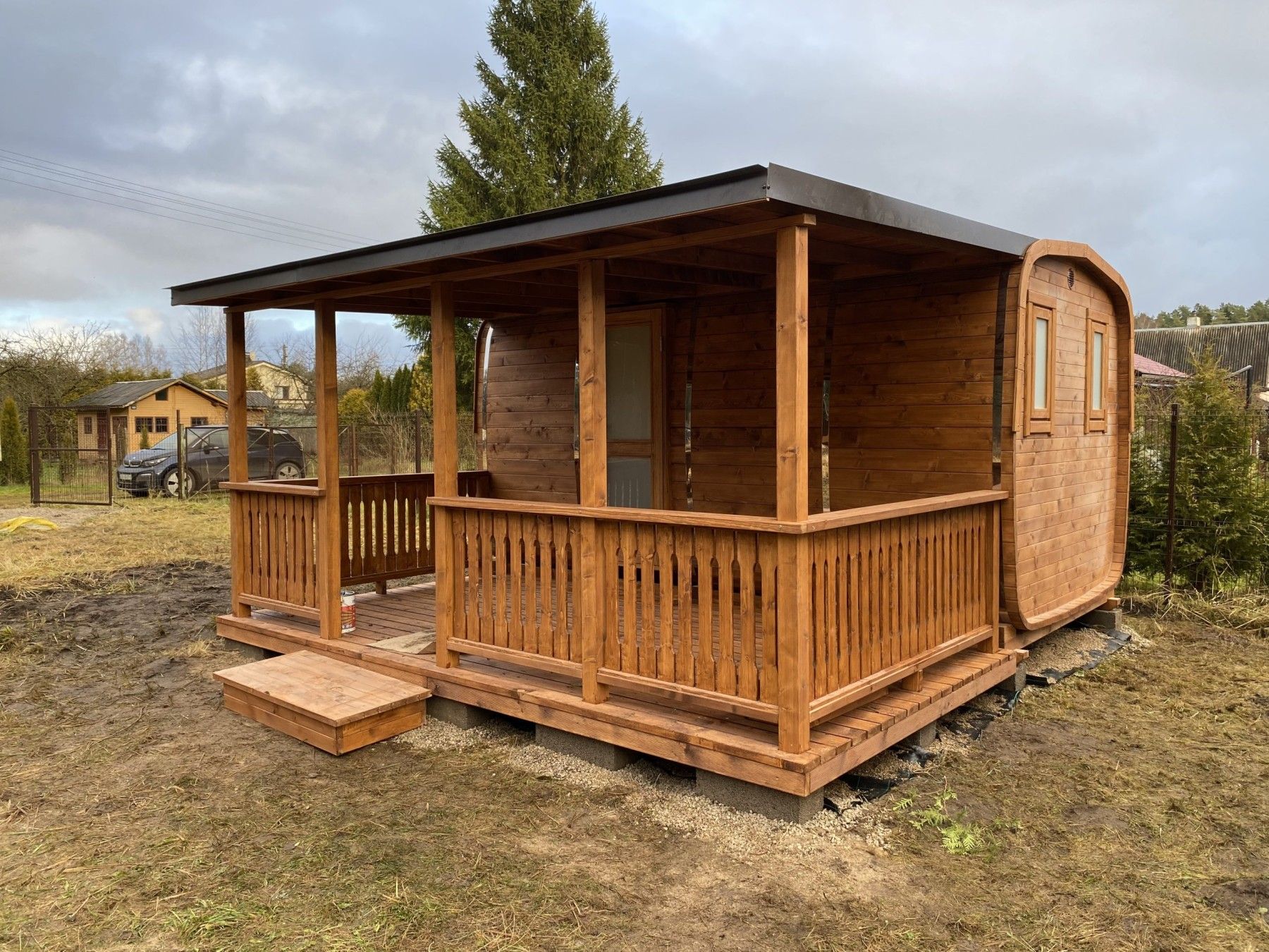 Mucas pirts, malkas krāsns, 22,5 m² — attēls 3