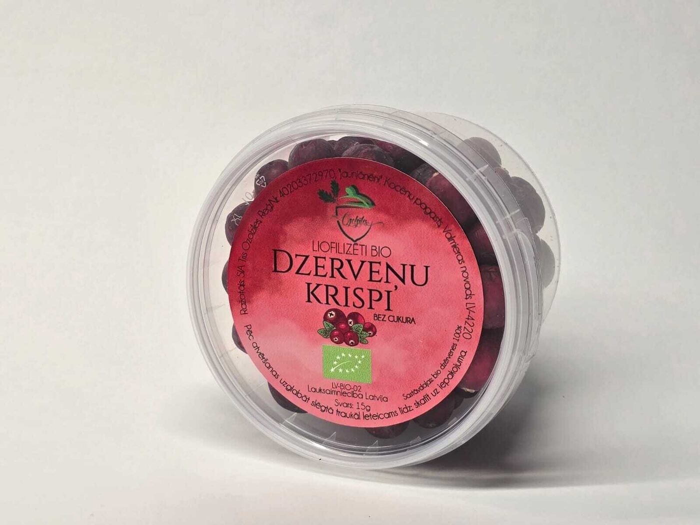 BIO dzērveņu krispi, 15 g — attēls 2