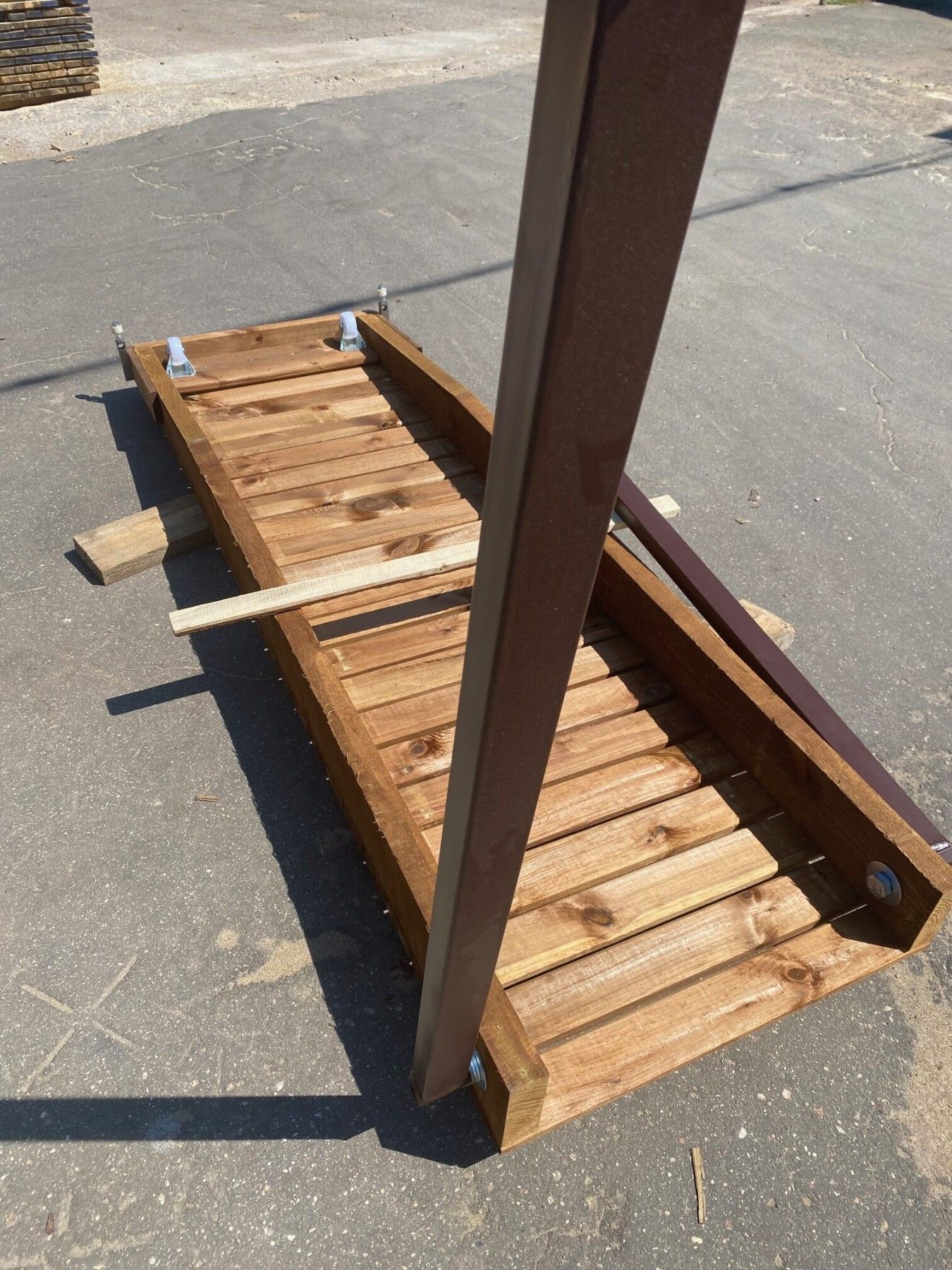 Dārza dekors Balustrāde, pontons / laipa, platums 75 cm — attēls 3