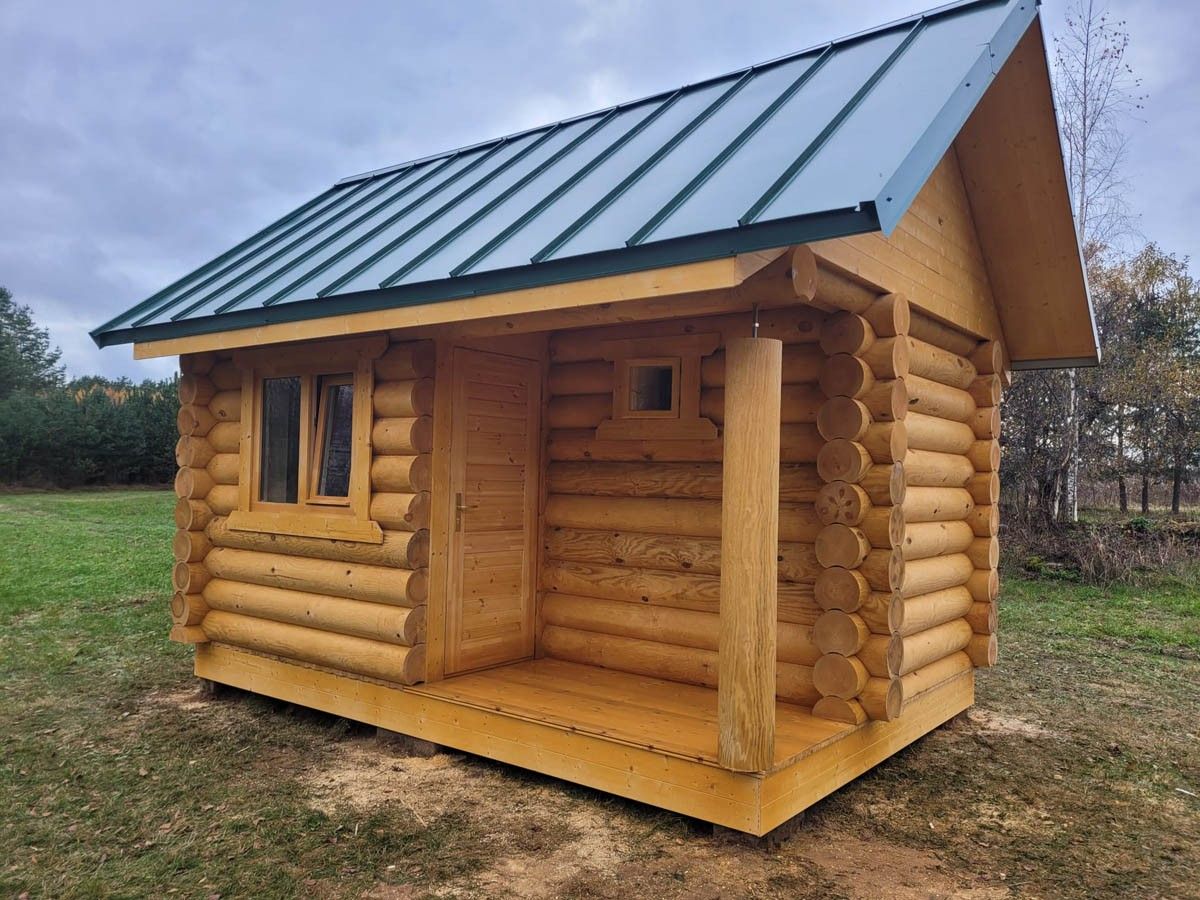Guļbūves pirts, malkas krāsns, 14 m² — attēls 5