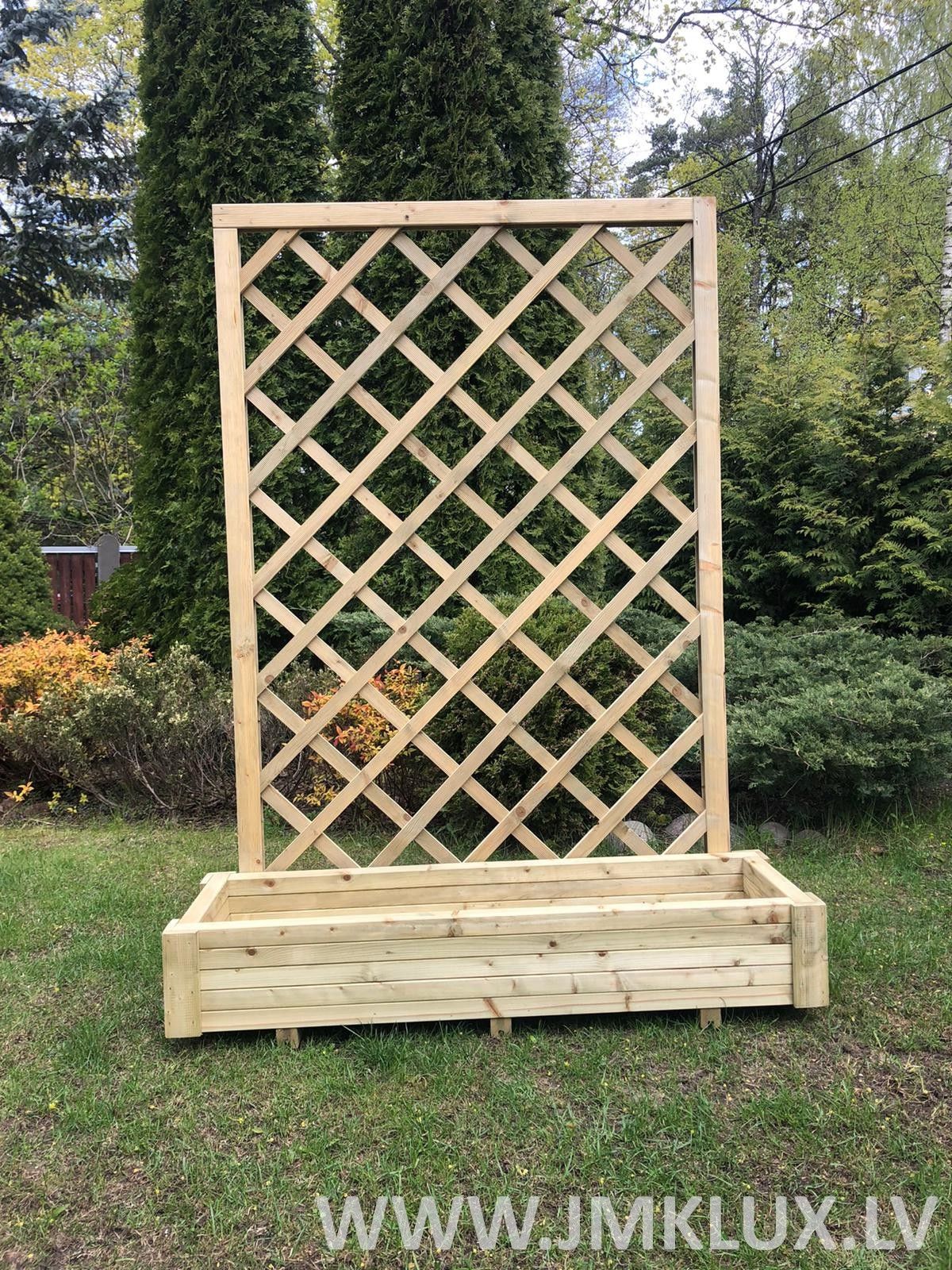 Puķu pods JMK LUX, puķu kaste, platums 40 cm, garums 120 cm — attēls 3